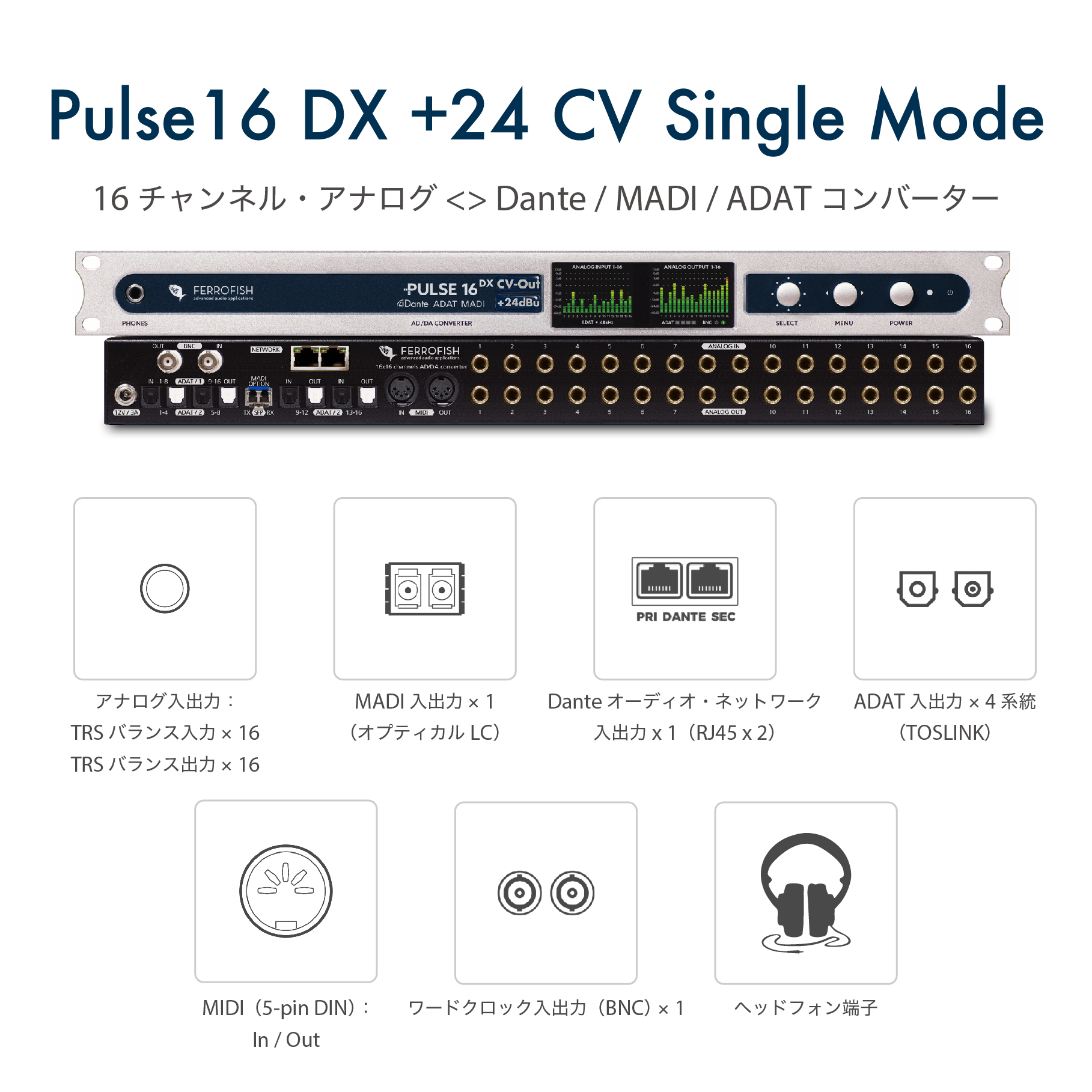 Pulse16 DX +24 CV Single Mode