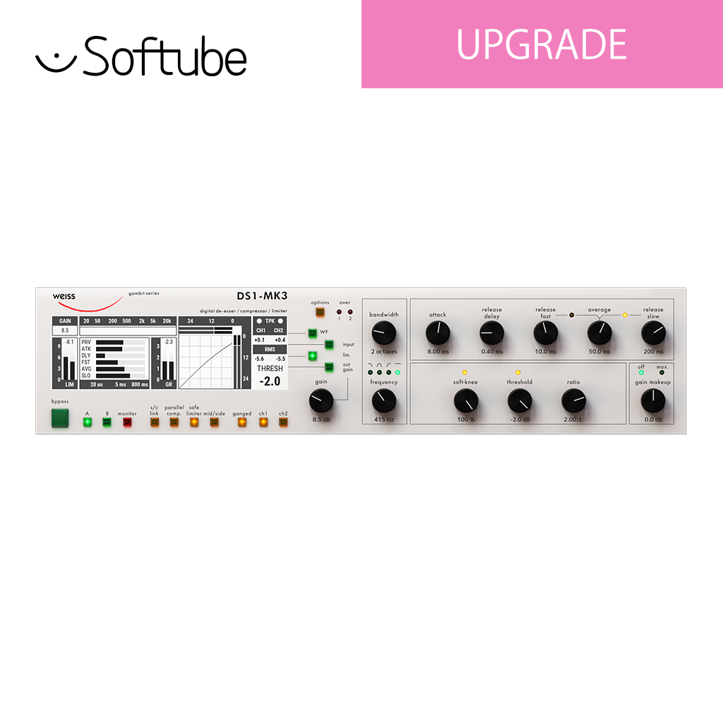 Weiss DS1 (Upgrade from Weiss Compressor/Limiter and Weiss MM-1)