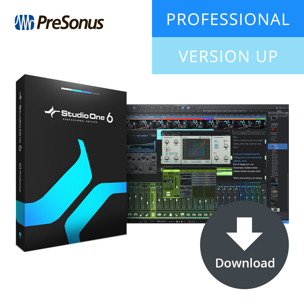 [4589473713762] Studio One Prof/Prod → Professional 6 日本語版